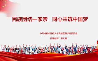 30-民族医药学院—谢文曼：《民族团结一家亲 同心共筑中国梦》